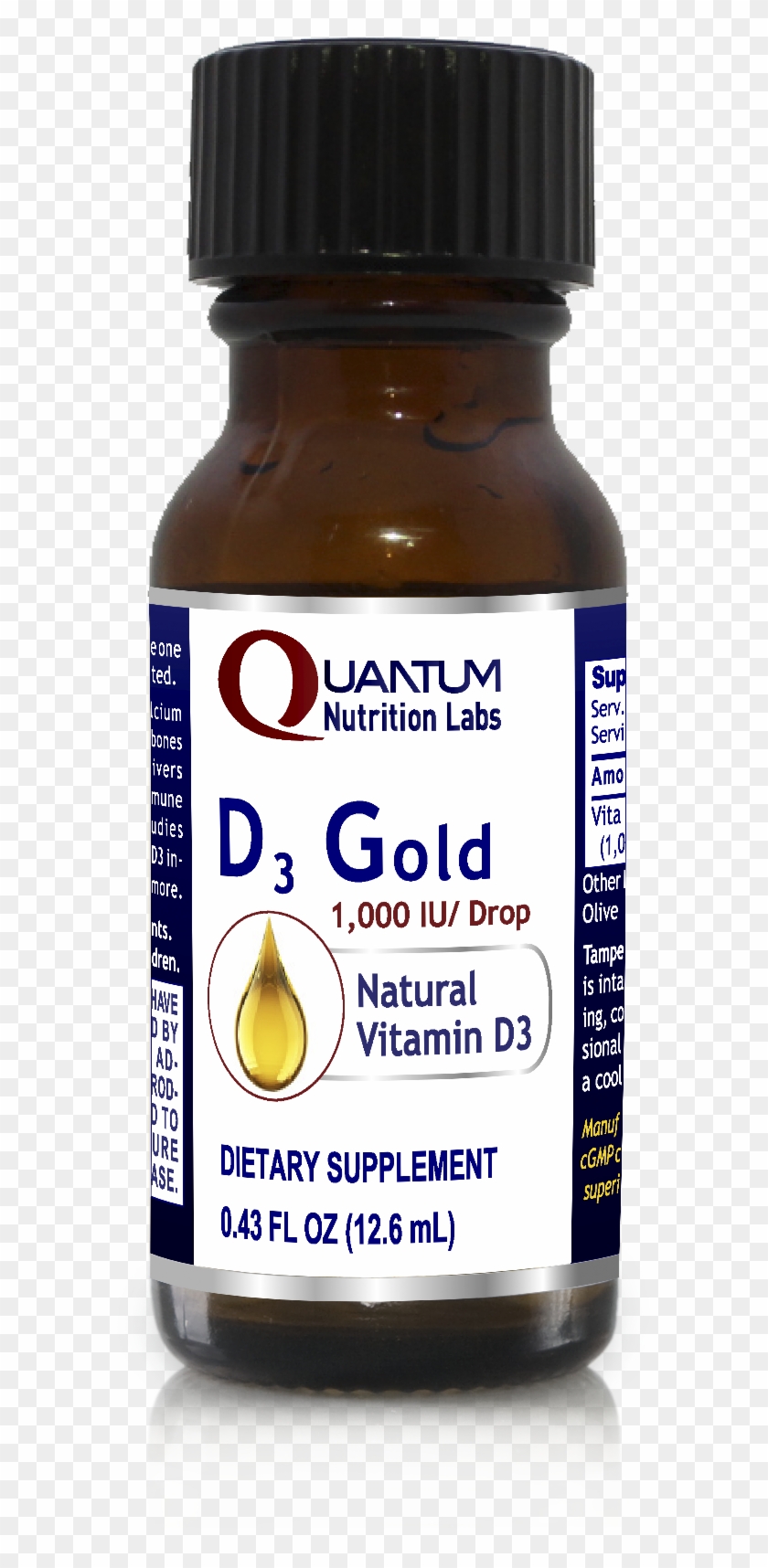 Quantum Nutrition Labs D3 Gold D3 - Health Clipart