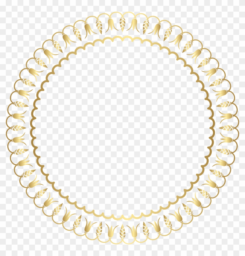 Decorative Round Border Frame Png Clip Art Gallery Transparent Png #1058263