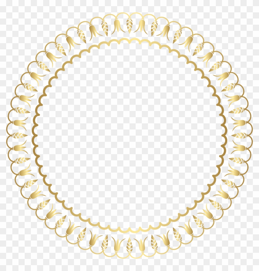 Decorative Round Border Frame Png Clip Art Gallery Transparent Png