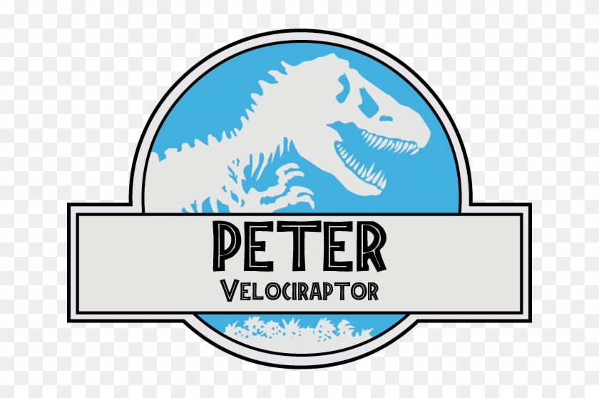Decided To Make A Vector Of The Jurassic World Nametag - Jurassic Park Nametag Clipart #1058512