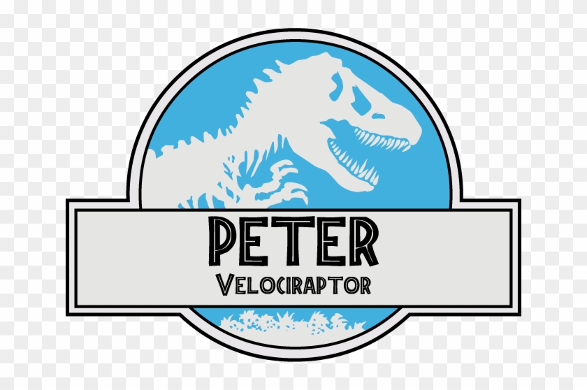 Decided To Make A Vector Of The Jurassic World Nametag - Jurassic Park Nametag Clipart