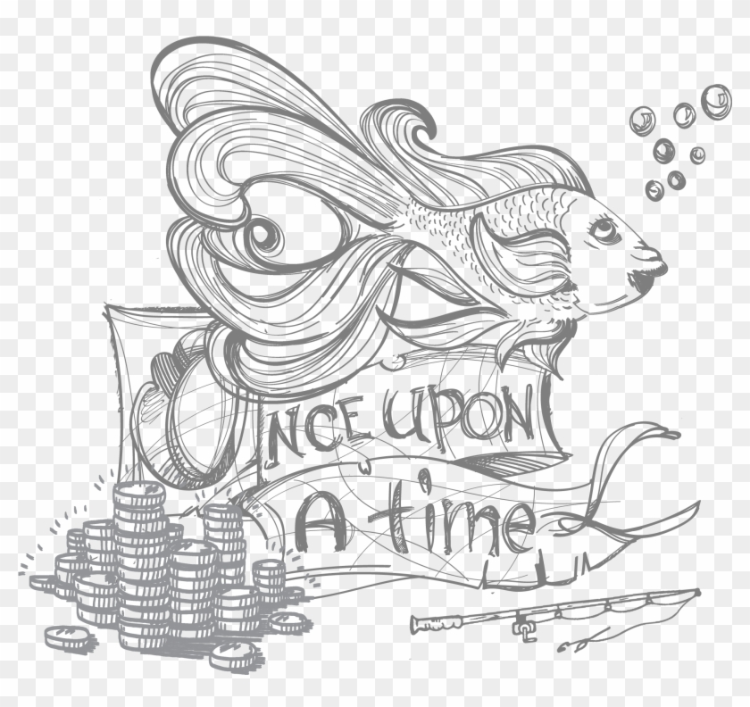 Story Of The Three Apples Or A St Clipart