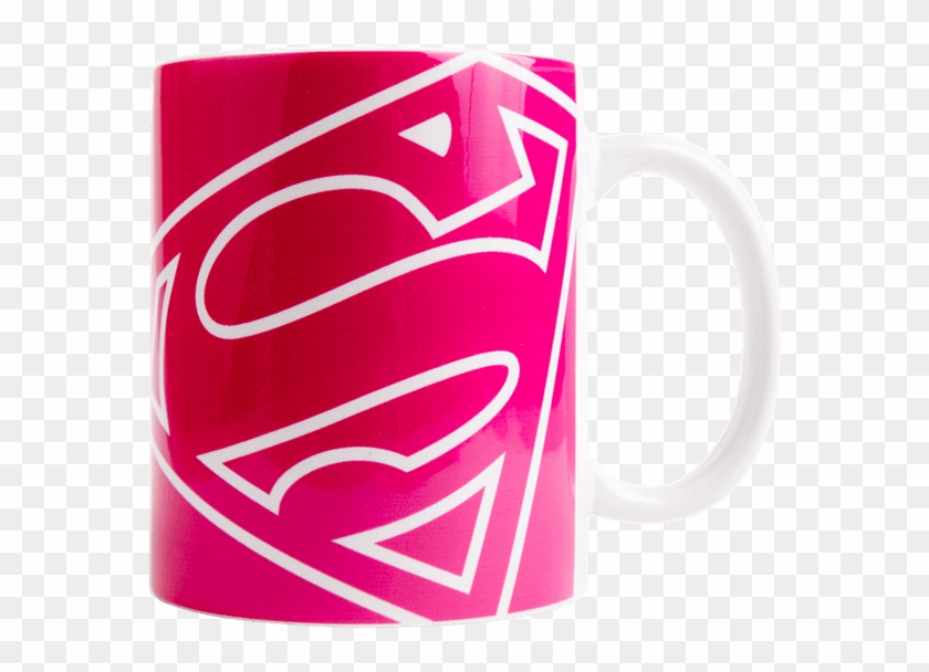 Supergirl Pink Logo Mug - Mug Clipart
