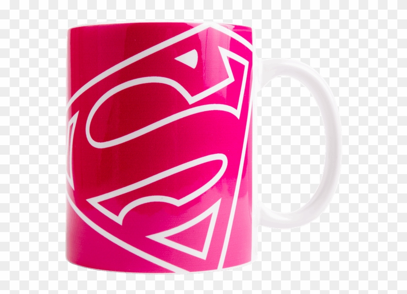 Supergirl Pink Logo Mug - Mug Clipart #1059043