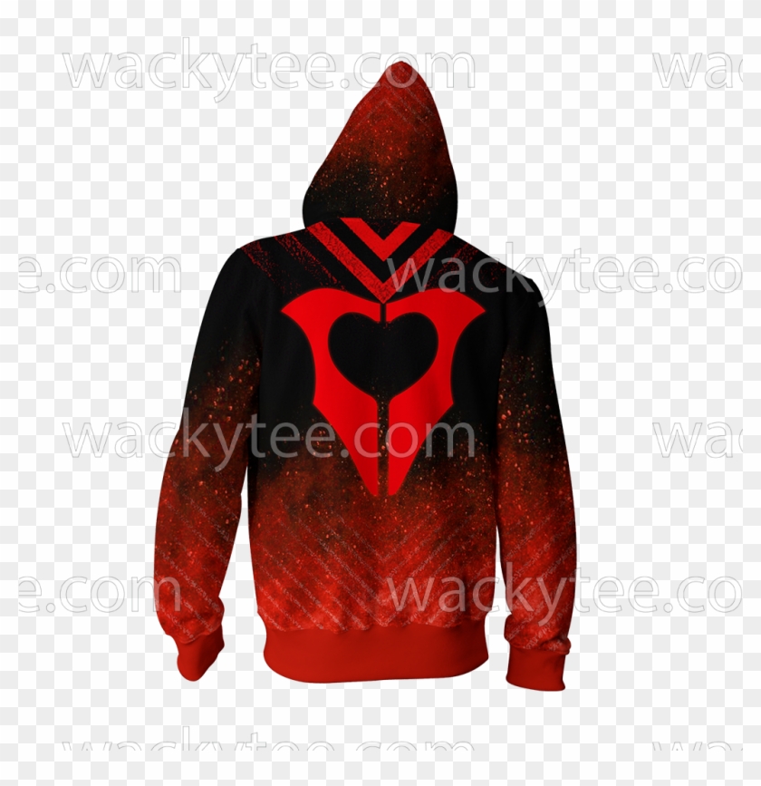 Rwby Cinder Fall Symbol Zip Up Hoodie Fullprinted Zip - Tekken Jin Jacket Clipart #1059172