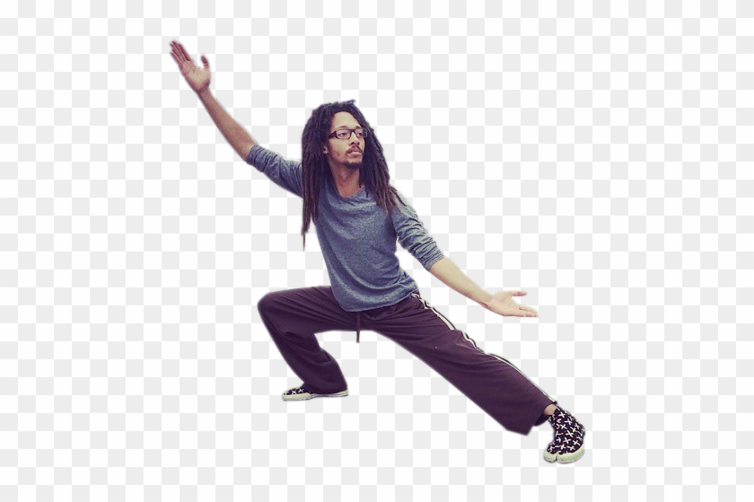 Personguy With Dreadlocks - Jumping Clipart