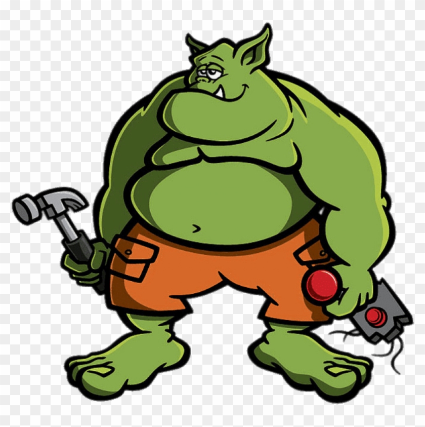 Free Png Download Ogre With Hammer Png Images Background - Ogre Cartoon Clipart
