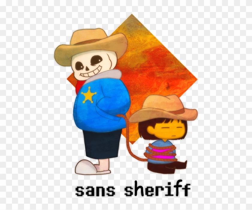 Undertale - Sans Sheriff Clipart
