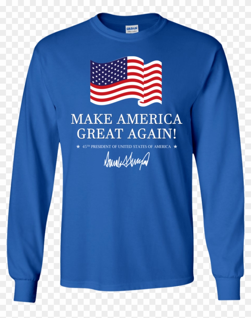 Make America Great Again Trump Long Sleeve T-shirt - Shirt Clipart