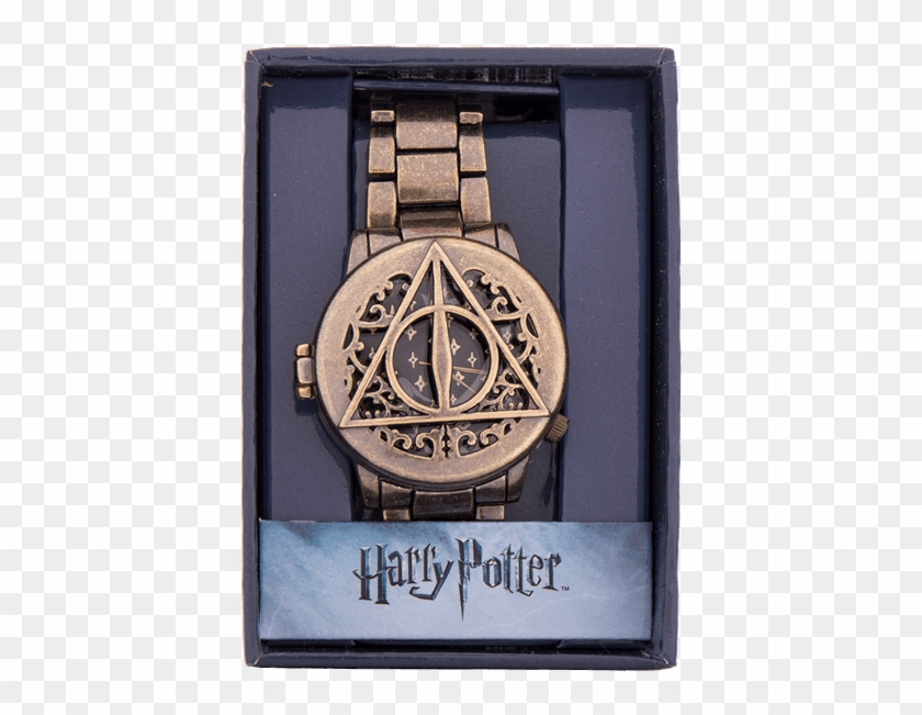 Deathly Hallows Gold Wristwatch - Crest Clipart #1061291