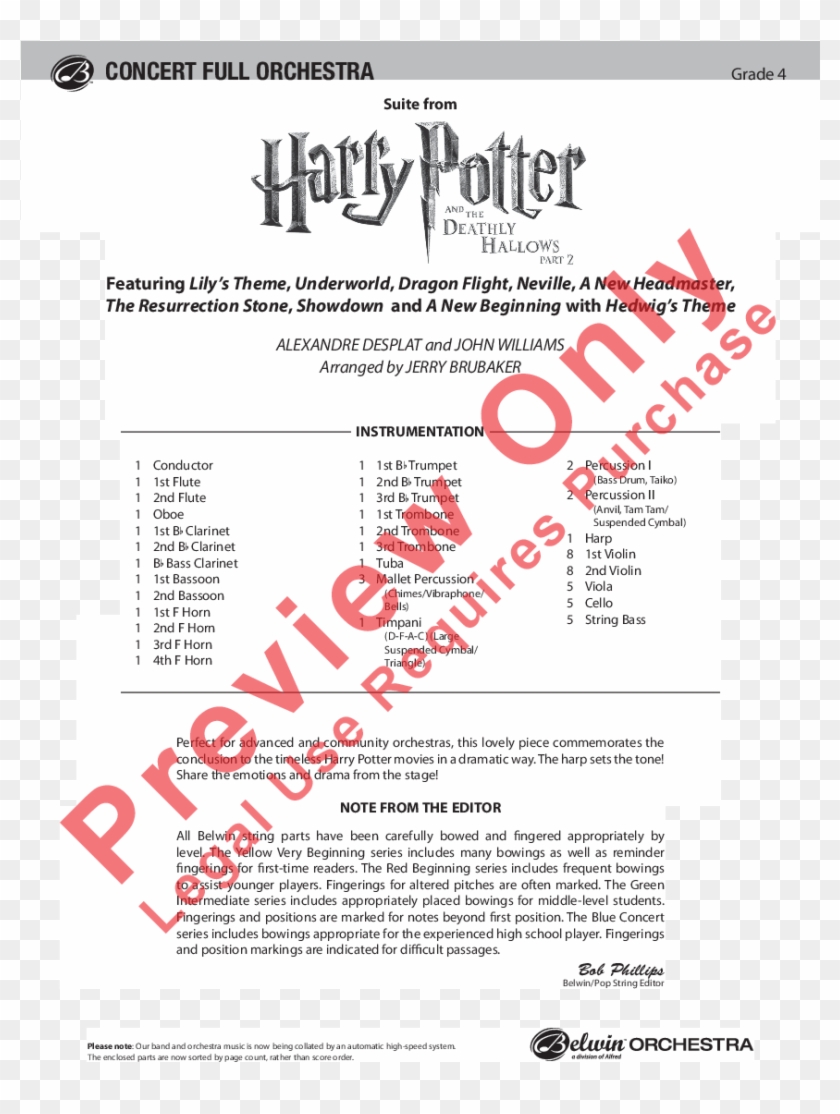 2 Thumbnail Harry Potter And The Deathly Hallows No - Cuphead Kings Court Sheet Music Clipart #1061443