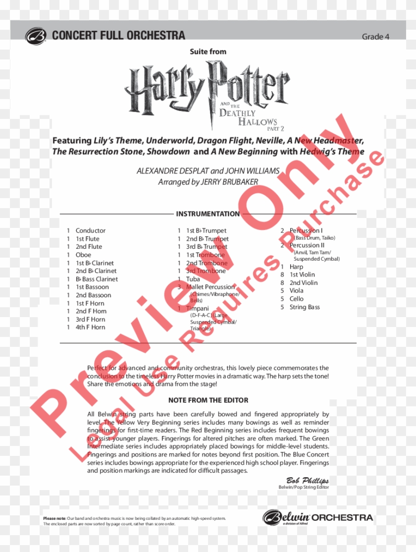 2 Thumbnail Harry Potter And The Deathly Hallows No - Cuphead Kings Court Sheet Music Clipart