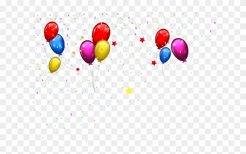 Confetti Clipart Happy Birthday - Lion Cartoon Birthday - Png Download #1062134