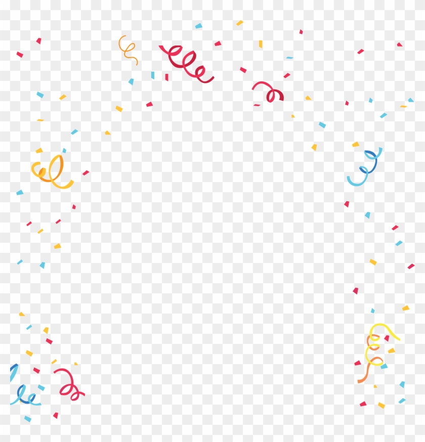 Birthday Confetti - Visual Arts Clipart