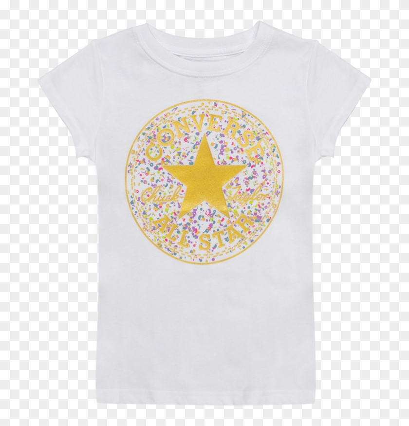 Birthday Confetti Converse - Active Shirt Clipart #1062290