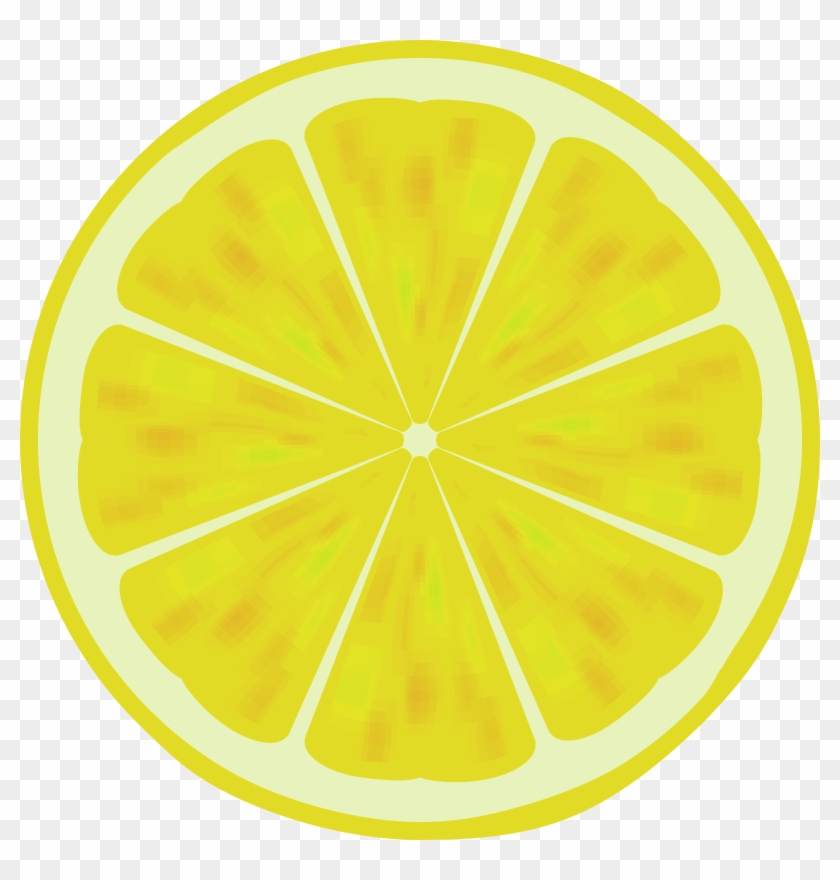Big Image Png - Lemon Slice Vector Free Clipart #1062448