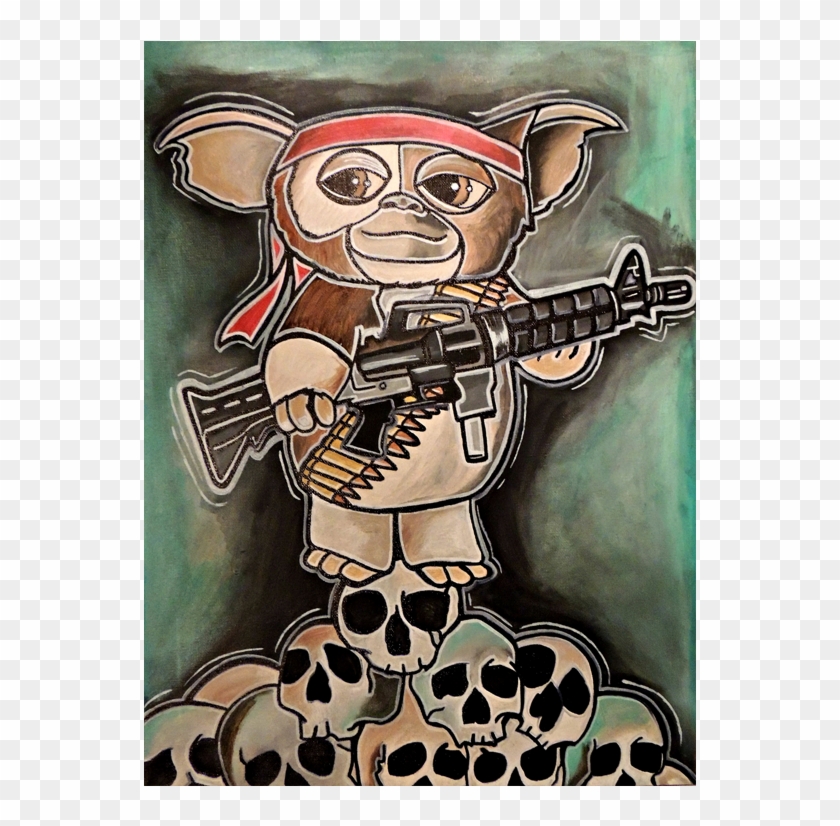 Rambo Gizmo Print 11″ X 14″ - Cartoon Clipart #1062702
