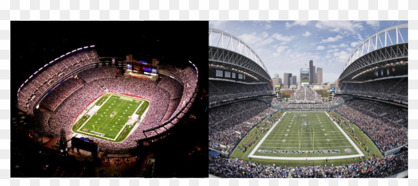 The Sustainable Super Bowl - Gillette Stadium At Night Clipart