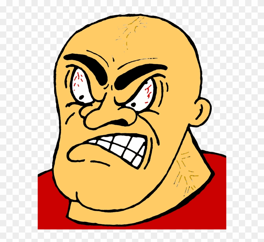 Angry Tiger Face Clip Art - Angry People Clip Art - Png Download