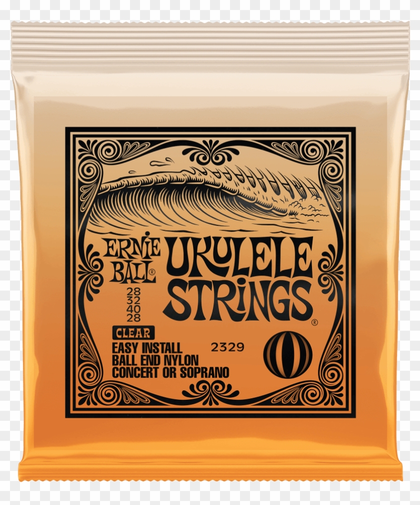 Ukulele Ball End Nylon Strings Clear Front - Ernie Ball Regular Slinky Clipart #1063040