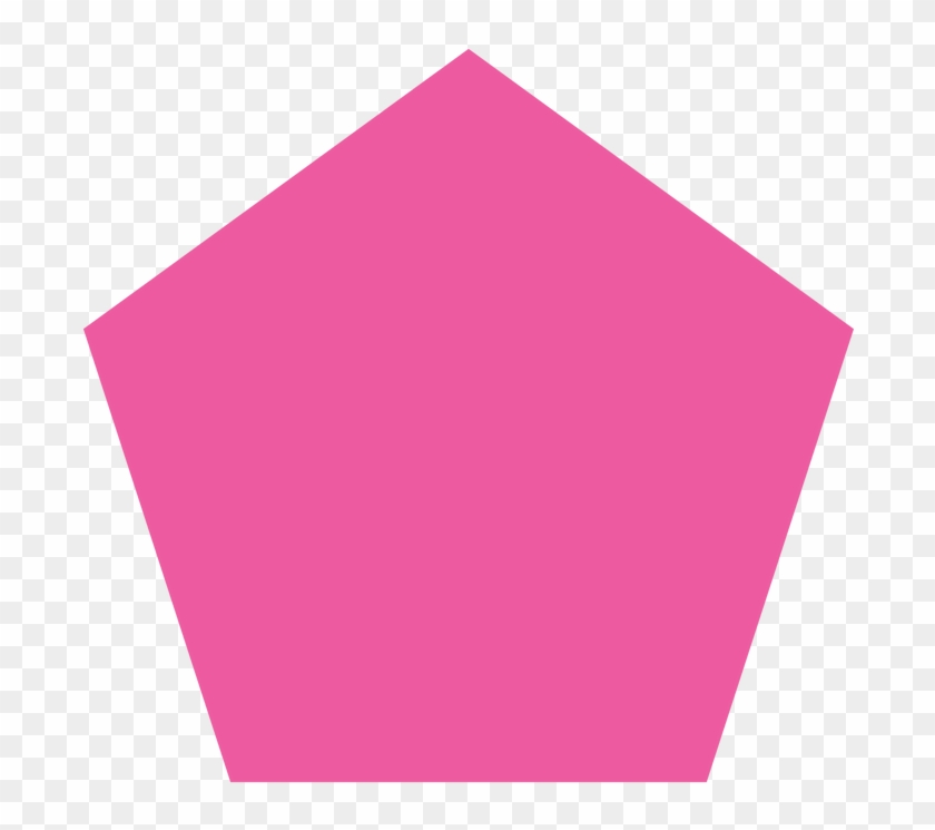 Free Download Geometric Shape Clipart Pentagon Line - Pentagon Shape With Color - Png Download #1063077