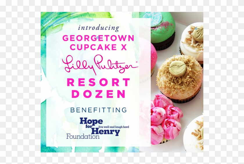 Georgetown Community Lily Pulitzer - Cupcake Clipart #1063569