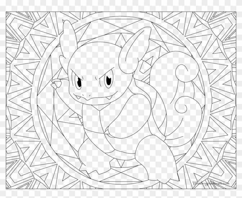 Free Coloring Page - Wartortle Coloring Page Clipart #1063756