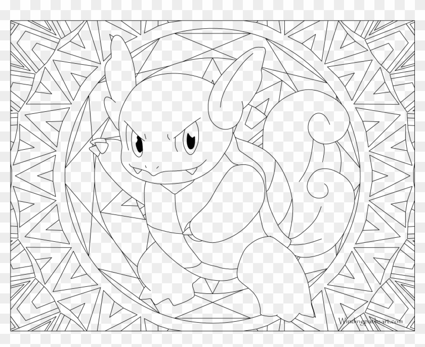 Free Coloring Page - Wartortle Coloring Page Clipart