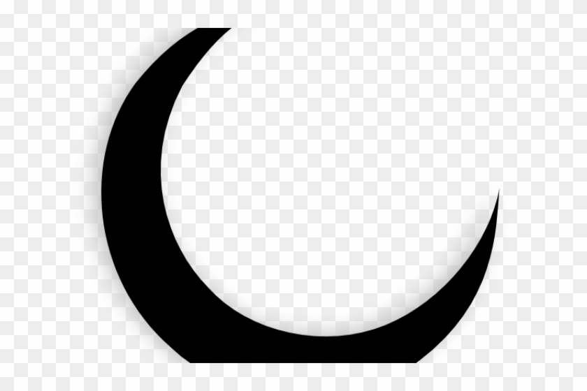 Crescent Clipart Half Moon - Crescent Moon Transparent - Png Download #1063792