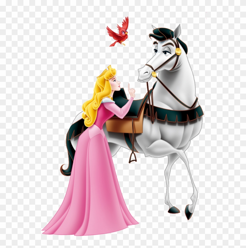 *princess Aurora &amp - Aurora Sleeping Beauty Horse Clipart #1063885