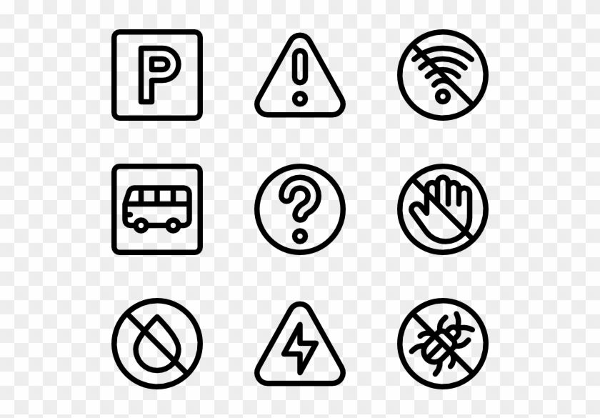 Signal And Prohibitions - Testimoni Icon Png Clipart #1064102