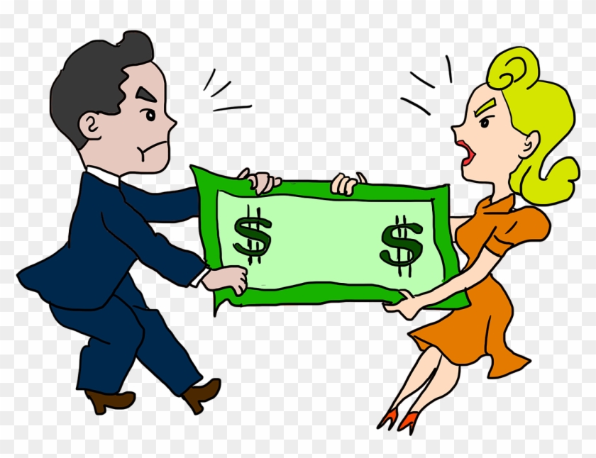Cómo Evitar Los Problemas De Pareja Por Dinero Y Llevar - Arguing Over Money Clipart - Png Download #1064199