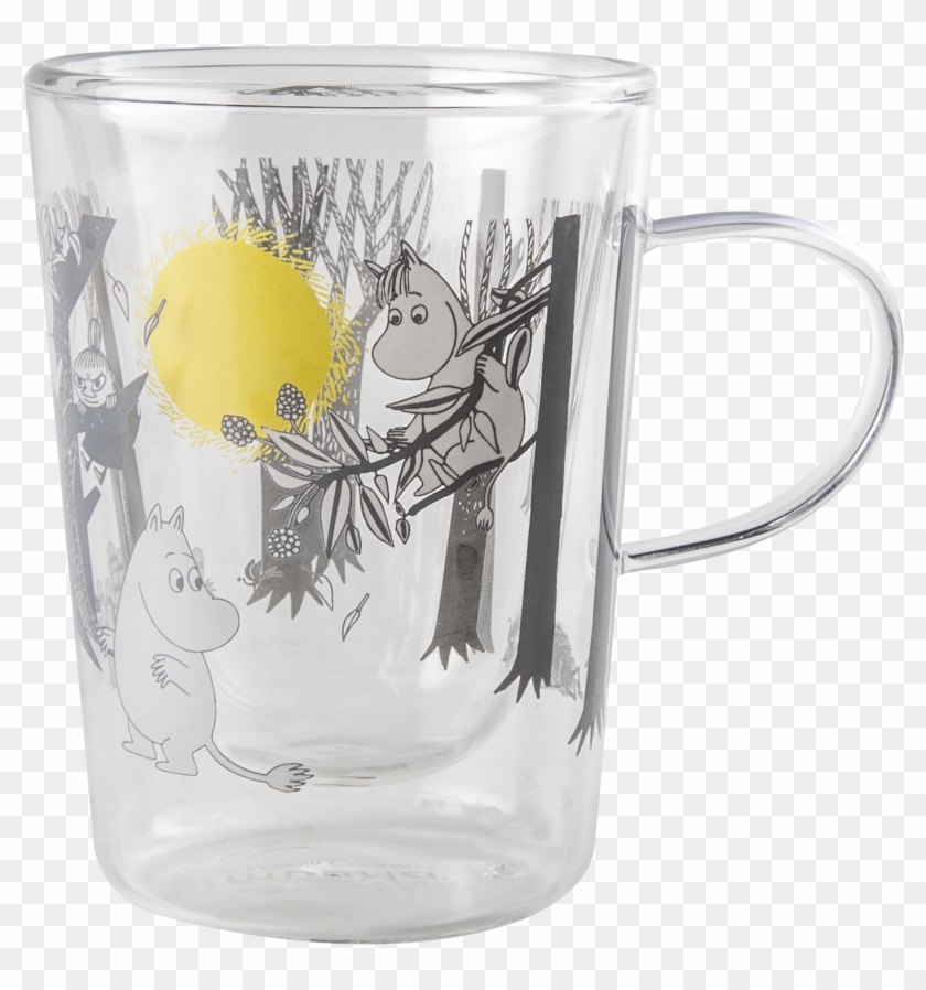 Products - › - Moomin Glass Mug Clipart #1064308