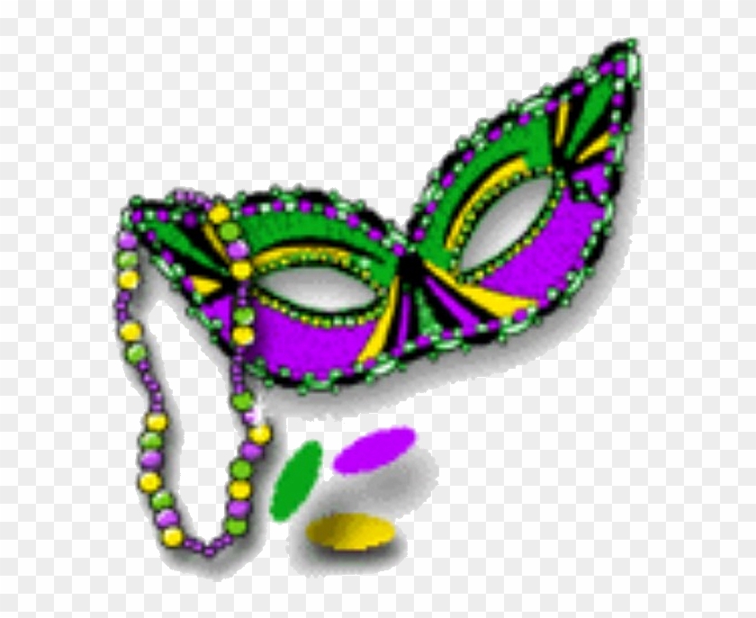 Mardi Gras Png Free Library Alligator - Mardi Gras Mask Png Clipart #1064338