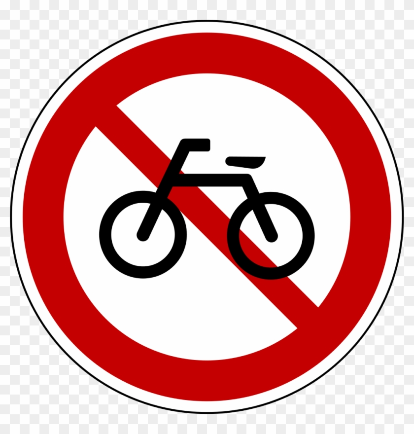 En Venecia El Uso De Bicicleta Está Prohibido - No Id Sign Clipart