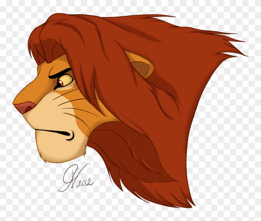 Lion King Simba Profile , Png Download Clipart #1064438