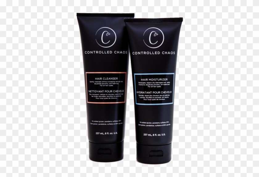 Hair Cleanser & Hair Moisturizer Bundle Package - Controlled Chaos Hair Moisturizer Clipart