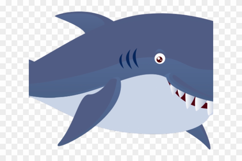 Great White Shark Clipart Happy Shark - Clipart Cartoon Mako Shark - Png Download #1064994