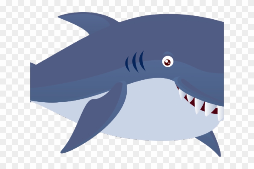 Great White Shark Clipart Happy Shark - Clipart Cartoon Mako Shark - Png Download