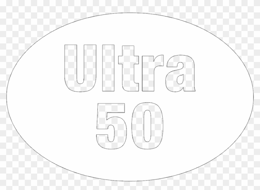 Ultra 50 White - Circle Clipart