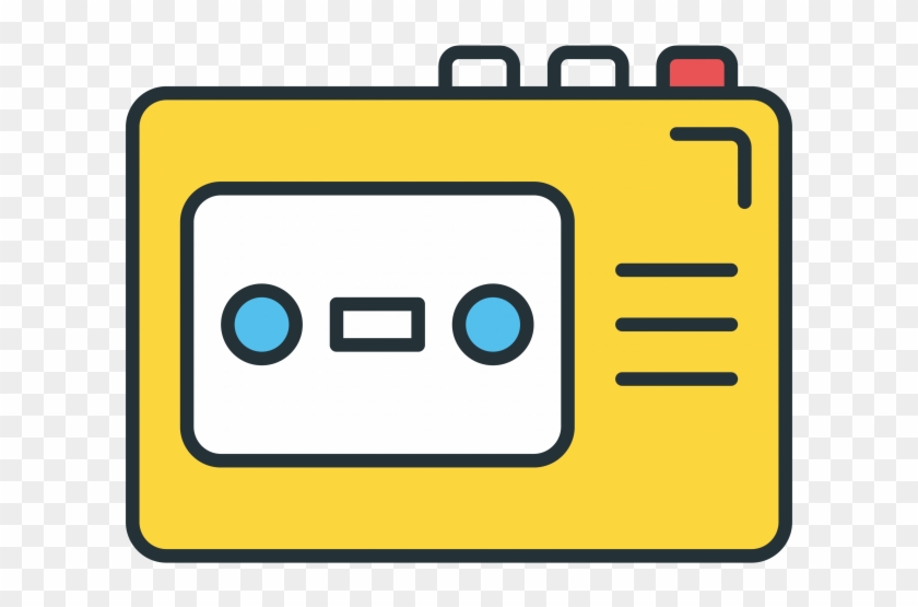 Cassette Player Clipart #1065756