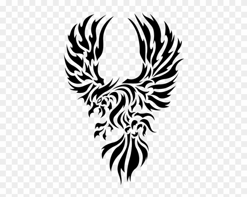 Eagle Silhouette Tattoo Designs Photo - Philippine Eagle Drawing White Clipart #1065757