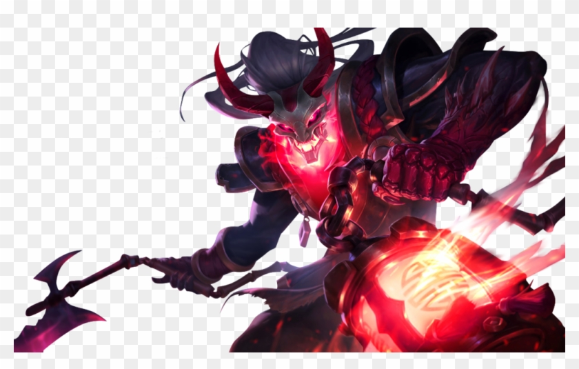 League Of Legends Blood Moon Thresh Render - Blood Moon Thresh Png Clipart #1065944