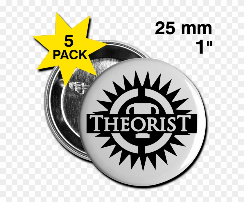 Game Theory Logo Png - Pin-back Button Clipart #1066173