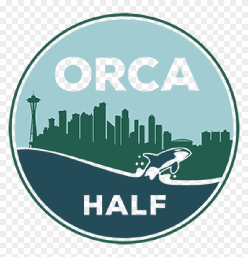 Orca Half Marathon - Seattle Half Marathon 2019 Medal Clipart