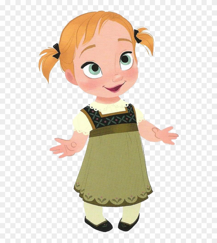 Braid Clipart Anna Frozen - Baby Anna Frozen Png Transparent Png #1066767