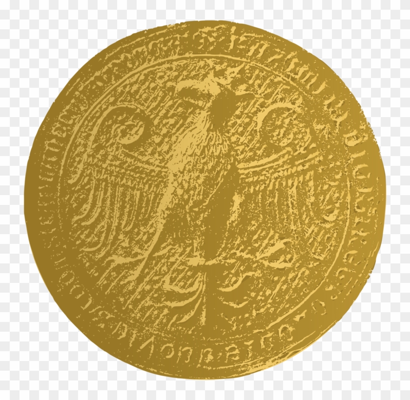 Gold Coin Computer Icons Medal - Coin Clipart #1066891