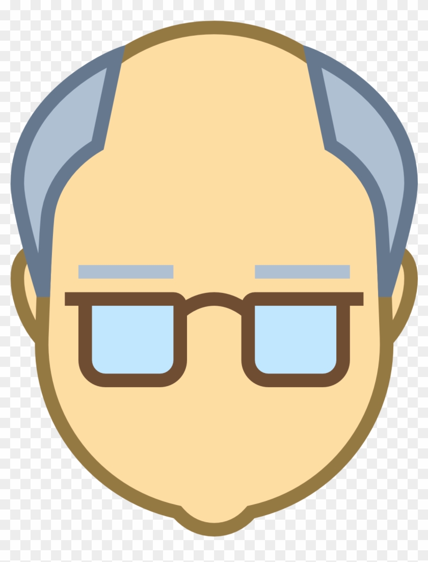 Icons Business Age Transprent Png - Old Person Face Cartoon Clipart