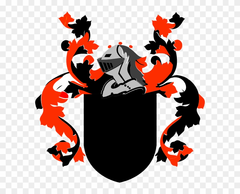 Vector Award Crest - Coat Of Arms Template Red Clipart