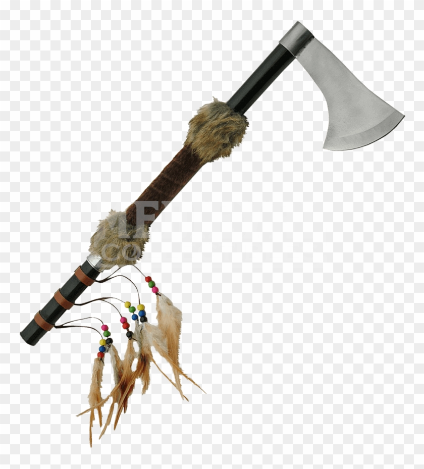 Tribal Display Tomahawk With Hidden Dagger - Tomahawk Médiéval Clipart #1067510